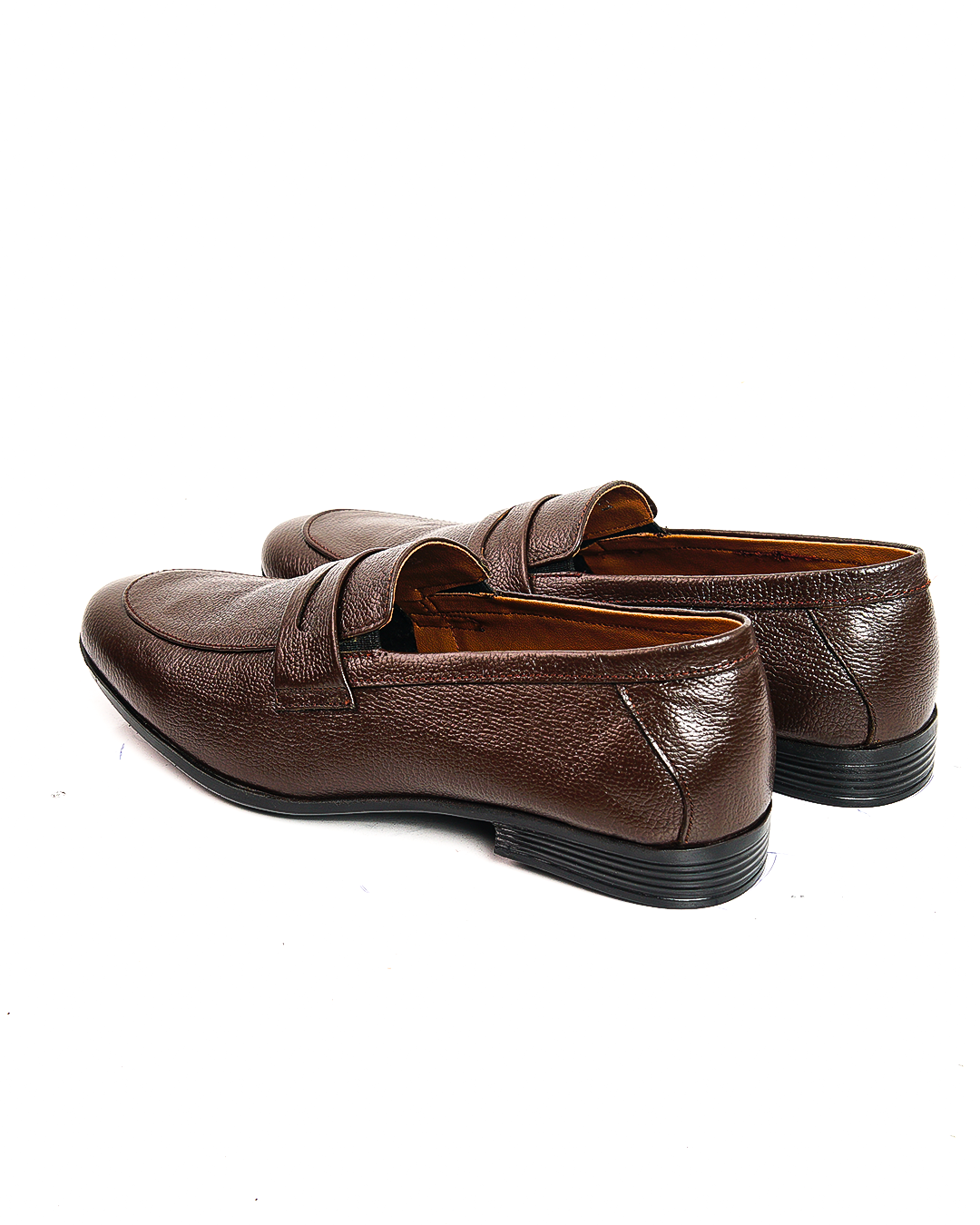 Classic Brown Leather Penny Loafers