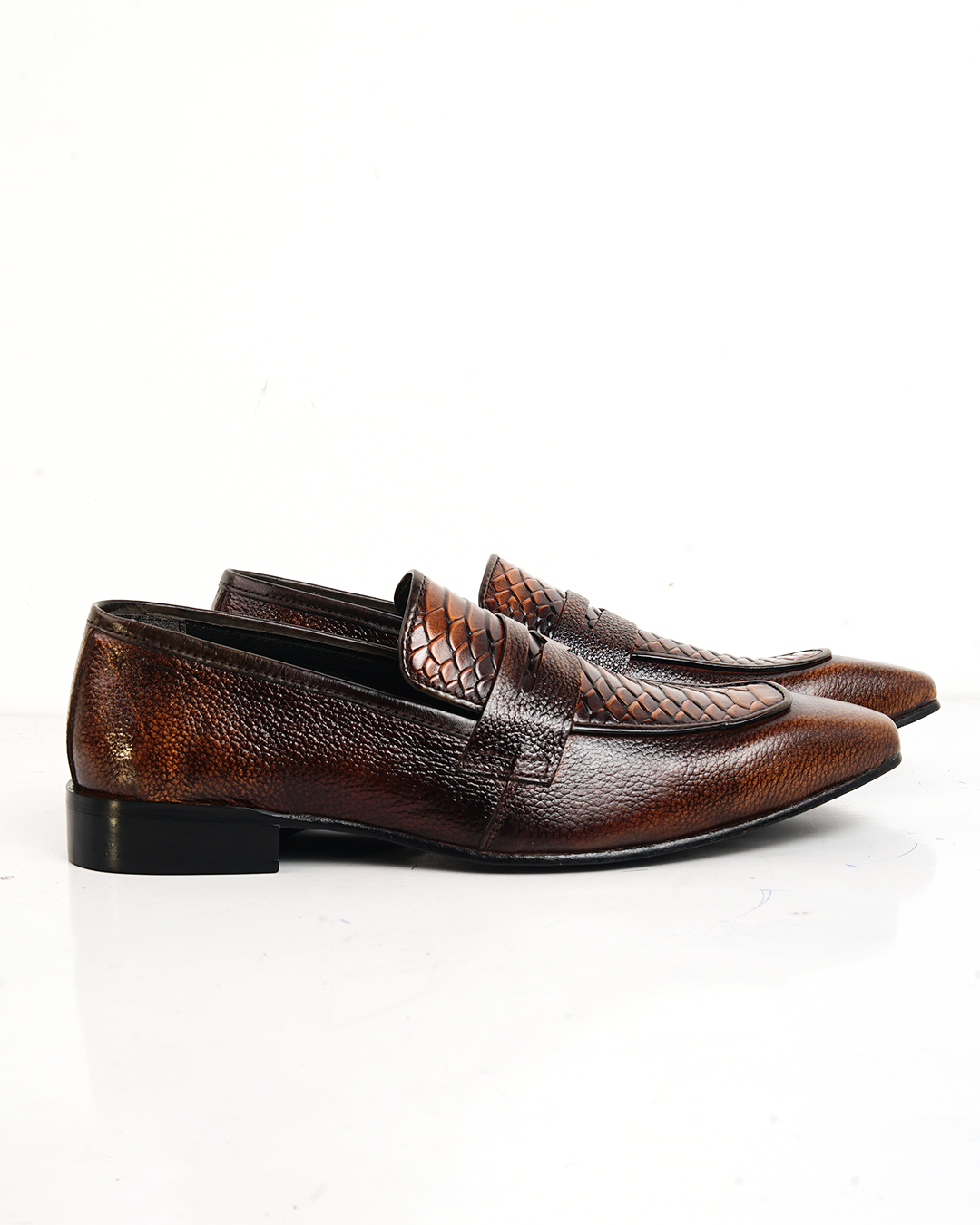 Amber Burnished Loafers