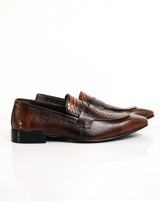 Amber Burnished Loafers
