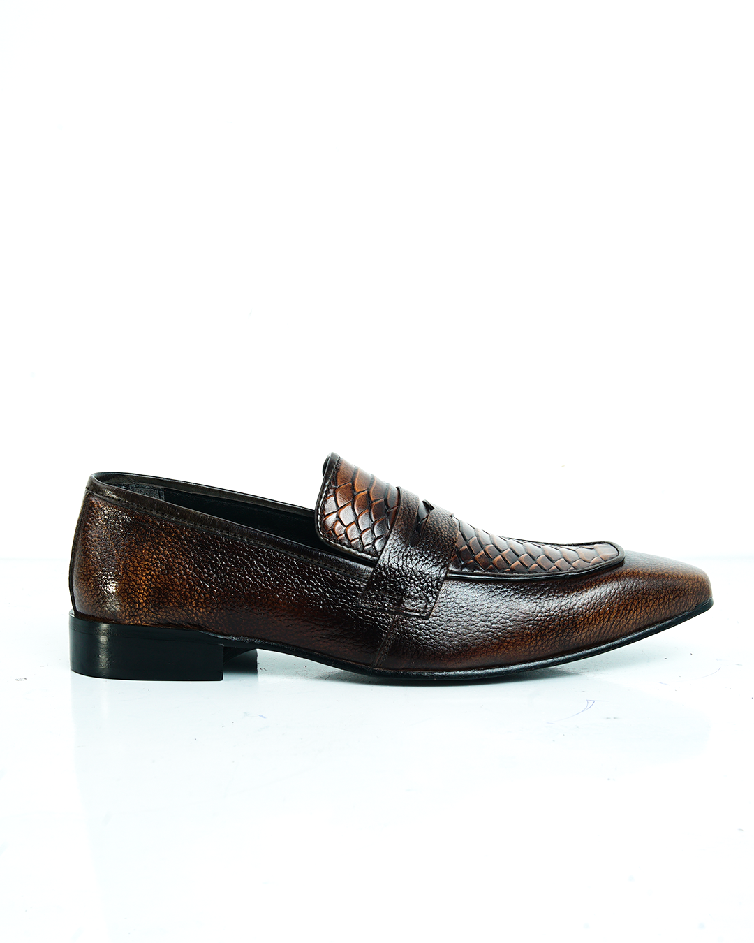 Amber Burnished Loafers