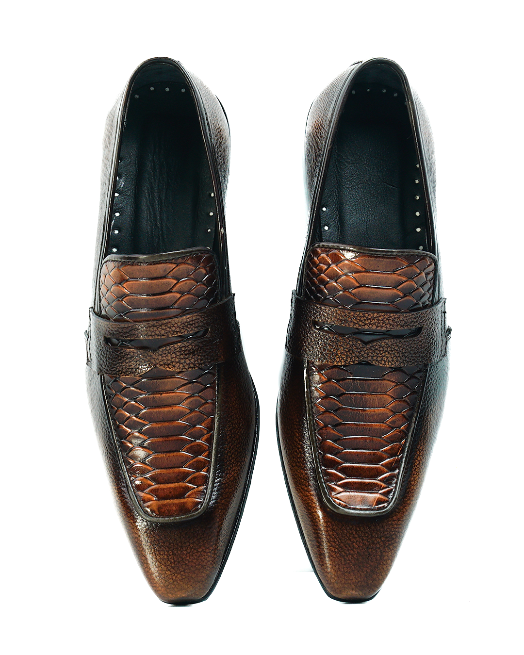Amber Burnished Loafers